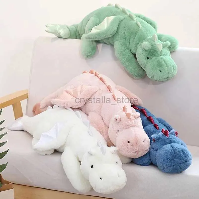 Movies TV Plush toy Dragon Plush Toy Soft Toy Stuffed Animal Big Flying Wings Dinosaur Throw Pillow Home Decor Doll Peluche Kids Toy Birthday Gift 240407