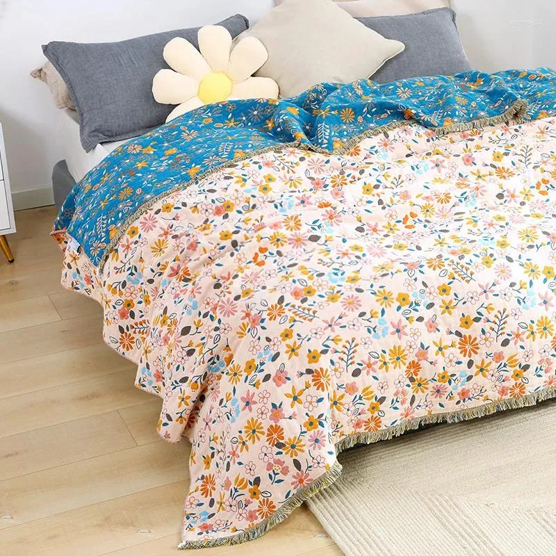 Blankets Summer Air-conditioning Thin Coverlet Quilt Bedspread Throw Blanket Comforter Bed Cover Home Textiles Suitable