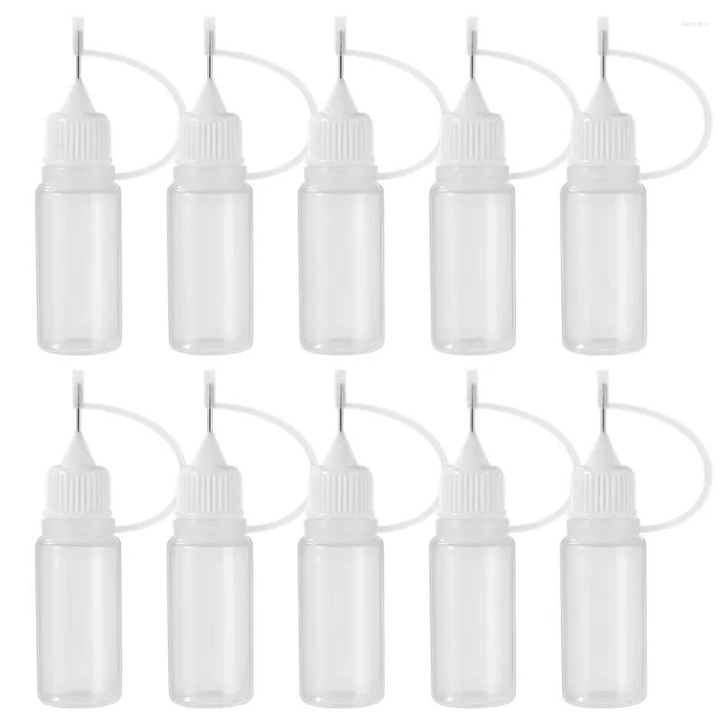 Storage Bottles 30 Pcs Bottled Applicator Glue Empty Fine Tip Needle Squeeze Paint Lotion