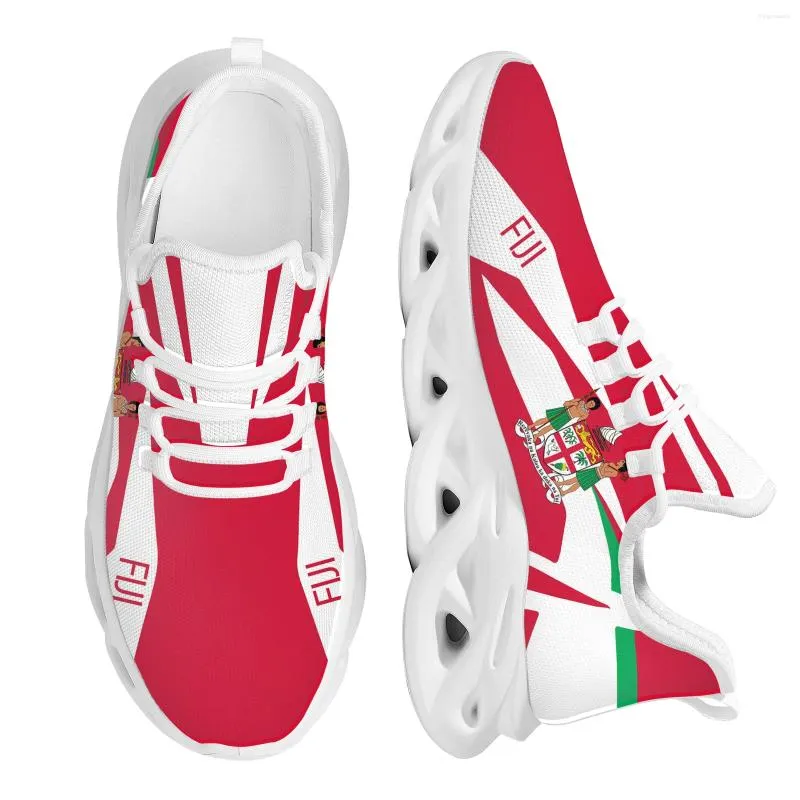 Scarpe casual istantarts Fiji Design bandiera nazionale Golden Lion con sneaker emblema di frutta di cocco