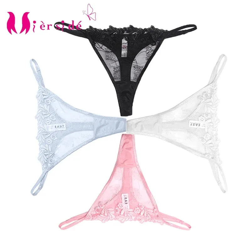 MIERSIDE 606 3PCS Lot Thong Sexy lingerie meisjes ondergoed borduurwerk vrouwen slipjes stijl gString smlxl2xl3xl4xl5xl 240407