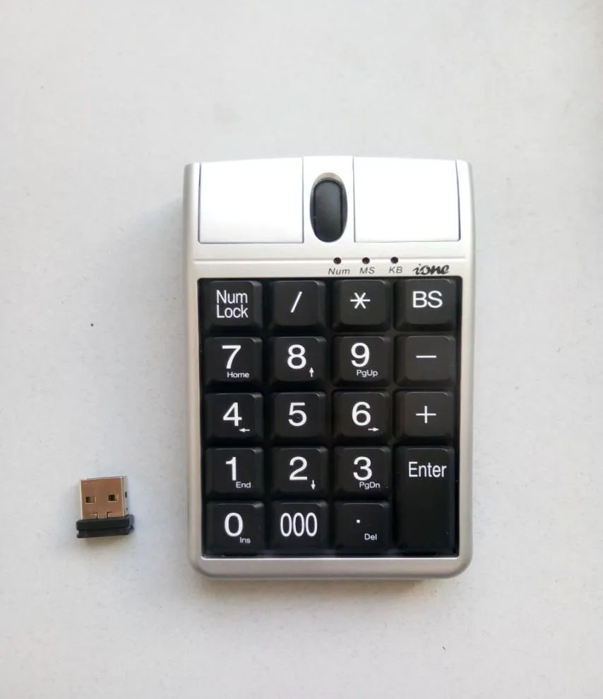 2 IONE SCORPIUS 광학 마우스 USB 키패드 마우스 유선 19 숫자 키 및 빠른 데이터 입력을위한 스크롤 휠 새로운 ​​24g Blueto7398645
