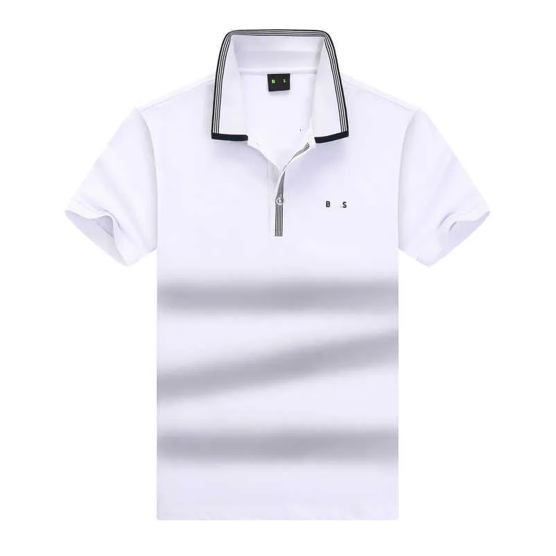 Bosss Polo Shirt Mens Polos T Shirts Designer Casual Business Golf T-Shirt Pure Cotton Short Sheeves T-Shirt USA High Street Fashion Brand Summer Top Clothing B8UQ