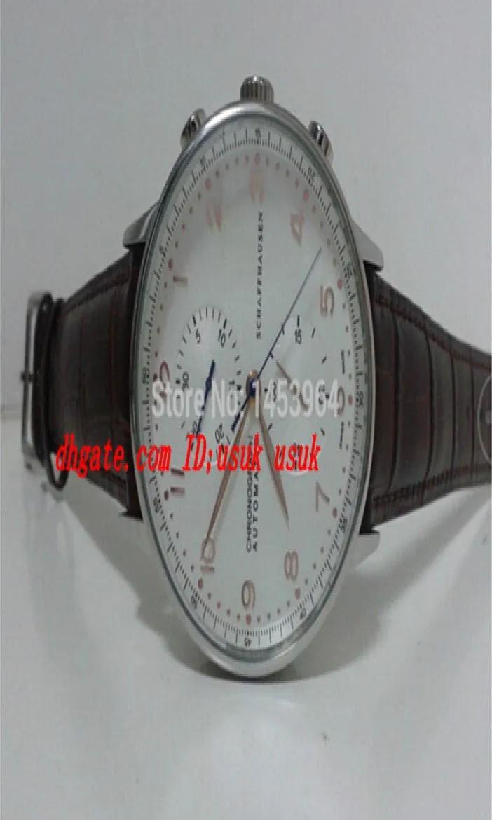 Factory Supplier Luxury Wristwatch Sapphire Portuguese 371445 White Dial Automatic Mens Men039s Watch Watches5436028