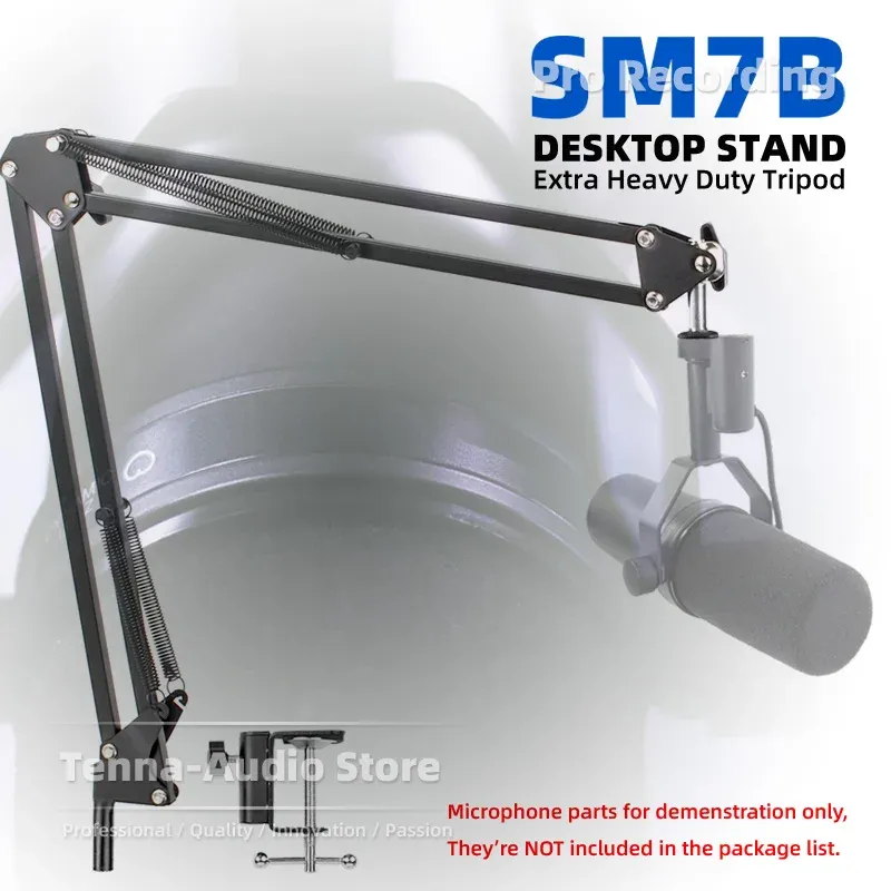 Stand For SHURE SM7B SM 7B 7 B Microphone Stand Table Desk Cantilever Recording Suspension Holder Mount Tabletop Clamp Mic Boom Arm