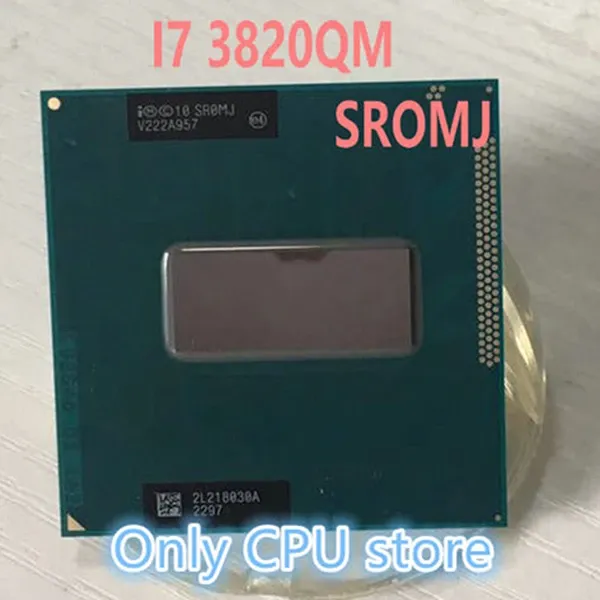 CPUS gratis frakt Ny central processor SR0MJ i73820qm Core i7 Mobil CPU i7 3820qm Laptop CPU 8MB PGA 2,7 GHz till 3,7 GHz SROM