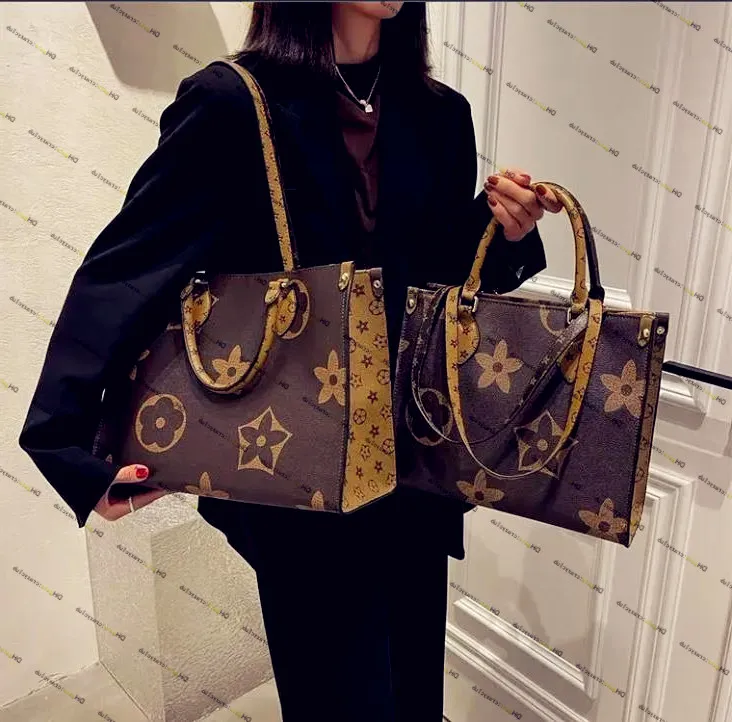 Sac de concepteur de luxe Femmes sacs à main monograces de fleurs en relief sur le go gm mm lousis sacs à main