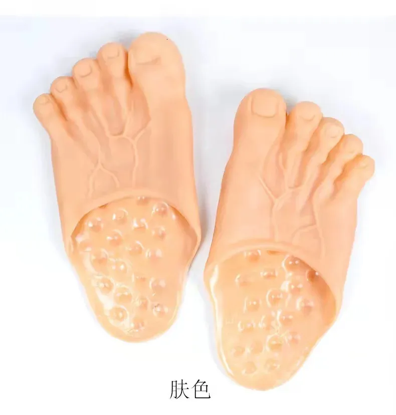 funny Flip Flops Slippers Big Foot Ugly Shoes Cartoon Festival Halloween Decor Tricks Creativity Slippers 241106_vogvips.com