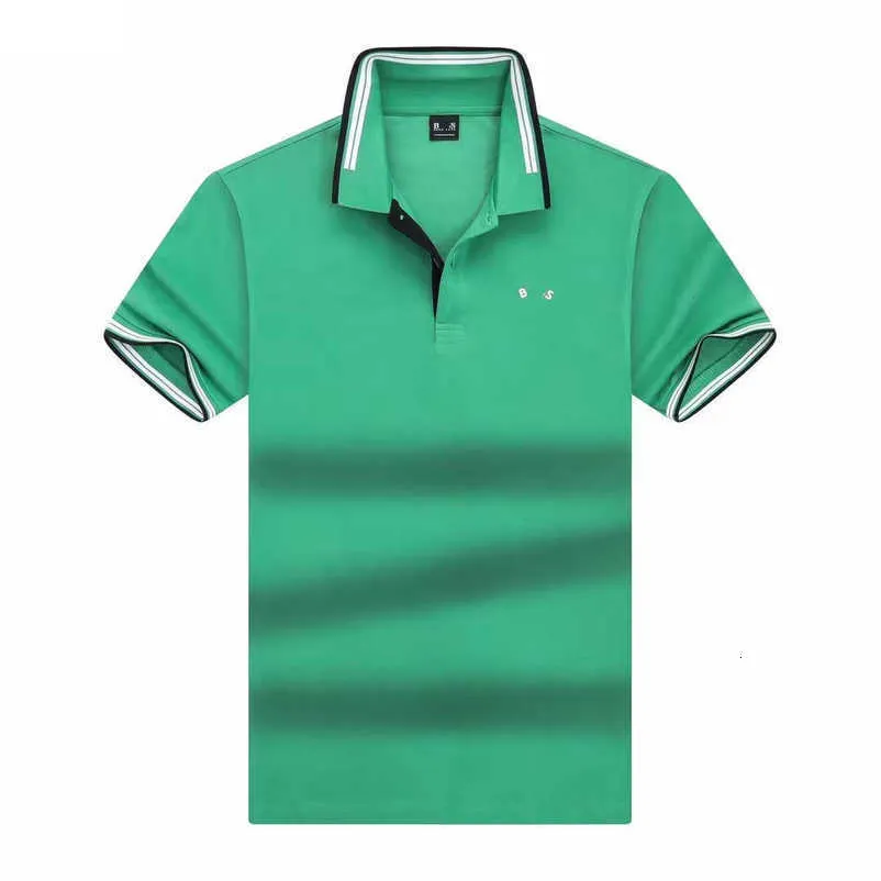 Camisa de camisa de pólo BOSS POLOS DE POLOS T T-SHIRT CASSO DE GOLF CASUAL Golfe de algodão puro Mangas curtas T-shirt 2024 Marca de moda Summer Summer Roupos X80Y