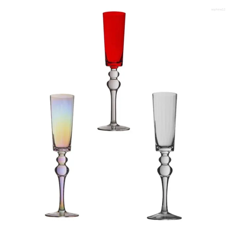 Wijnglazen Art Classic 200-250 ml kralen Goblet Family Bar Restaurant Festival Cup Pompoenpatroon Champagne Glass Drinkware