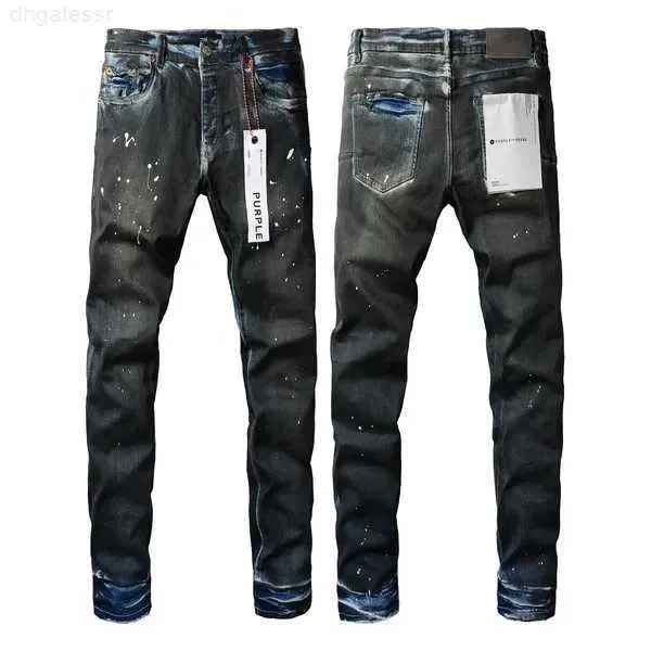 Motorrad Trendy Ksubi Am Jeans lila Jeans Designer Jeans für Männer lila Jeans Marke Marke mit Tag Summer Hole Hight Qua Religion Hosen Marke Stack Jeans