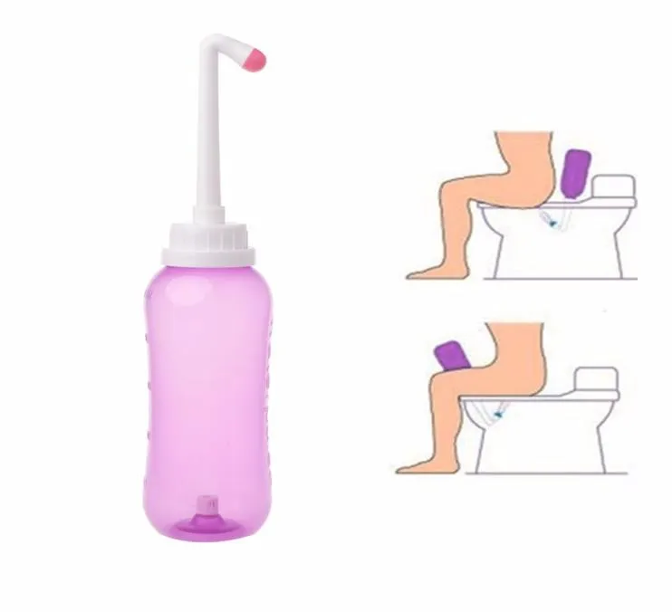 500 ml Travel portable Tendu à main Bidet pulvérisateur Personnel Cleaner Hygiène Bottle Spray lavage8119227