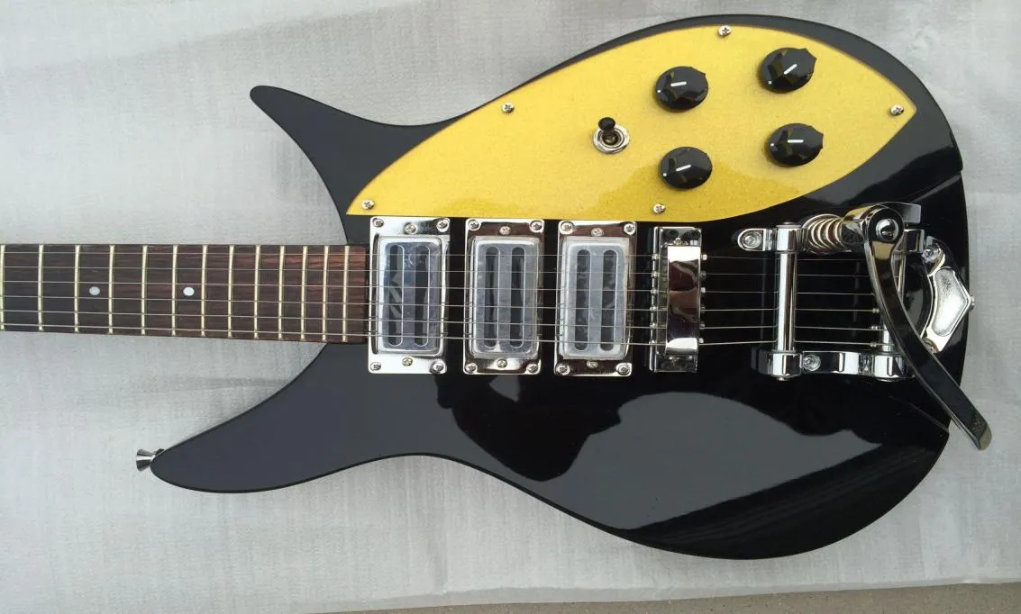 Custom Electric guitar Ricken 325 Backer Basswood With Yellow Guard can be customized9935602