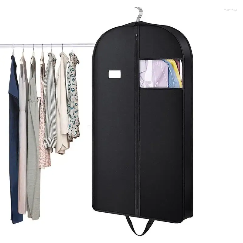 Storage Bags Travel Garment Bag Carrier Suit Covers Portable Wedding Dress Cover Dustproof Clothing For Gowns Tuxedos