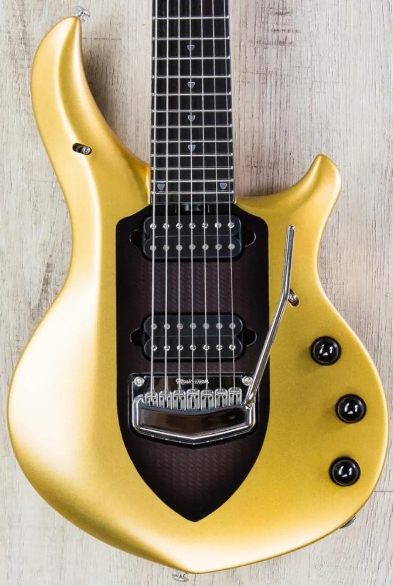 Özel Ernie Ball John Petrucci Majesty Gold Mine Siyah Merkez Elektro Gitar Tremolo Köprüsü Aktif Pikaplar 9V Pil Kutusu3726772