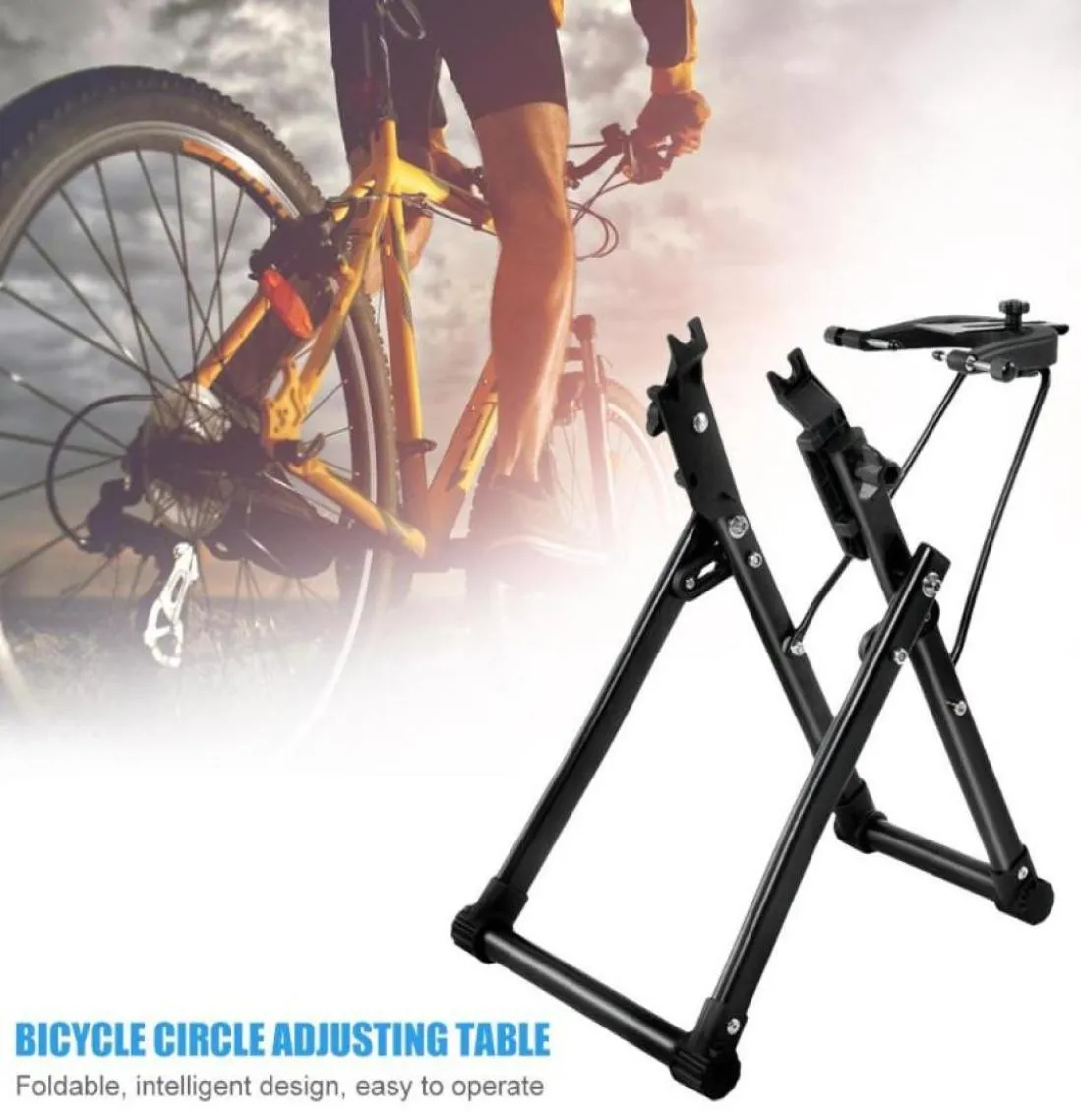 MECÂNICO DE RODAS DE BICYCLHA Truing Stand Manutenção Home Support Support Bike Repair Tool1233v9424656