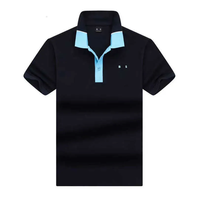 Bosss Polo Shirt Mens Designer Polos T Shirts Casual Business Golf T-Shirt Pure Cotton Short Hermes T-Shirt 2024 Fashion Märke Summer Top Clothes 3RQ4