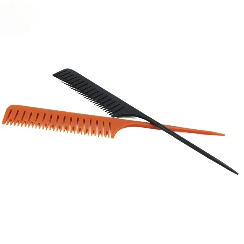 Professional Teasing Comb Hair Brush Salon Color Plastic Pointed-tail Comb Hairdressing Combs