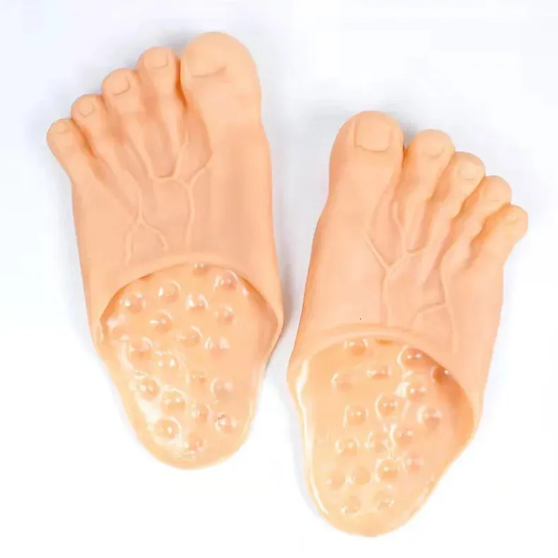 funny Flip Flops Slippers Big Foot Ugly Shoes Cartoon Festival Halloween Decor Tricks Creativity Slippers 241106_vogvips.com
