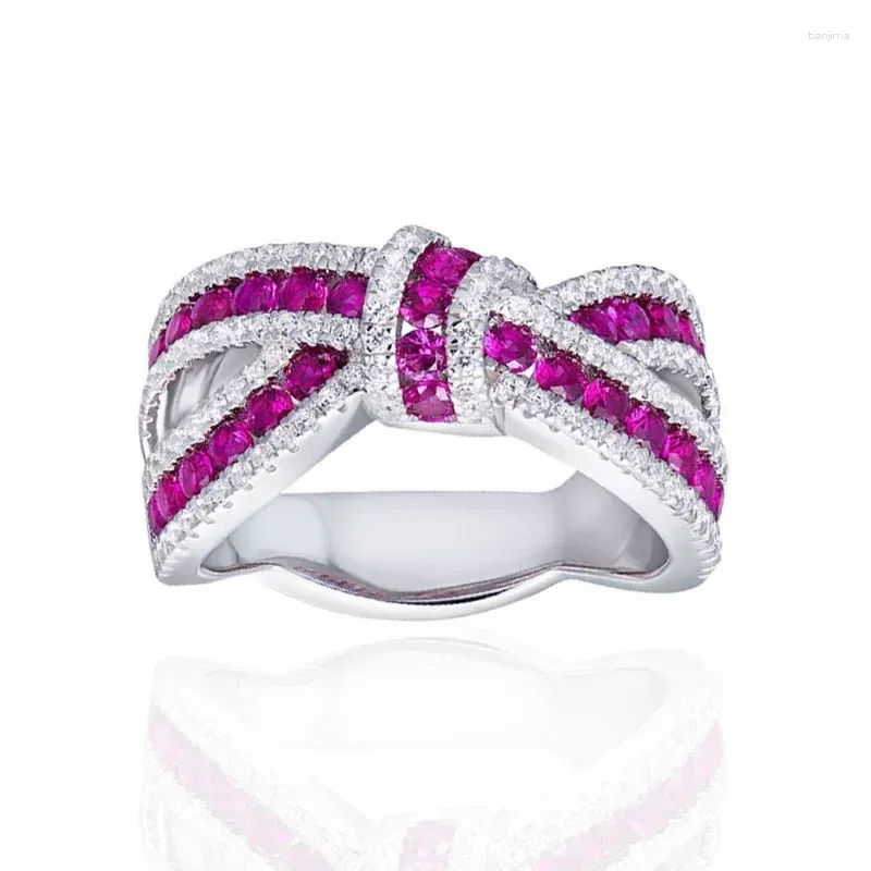 Wedding Rings Gorgeous Finger Ring For Women Fashion Female Bright Zirconia Jewelry Engagement Ceremony Party Accessories