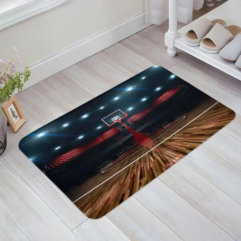 Carpets Basketball Court Stadium Sports Field Kitchen Doormat Bedroom Bath Floor Carpet House Hold Door Mat Area Rugs Home Decor