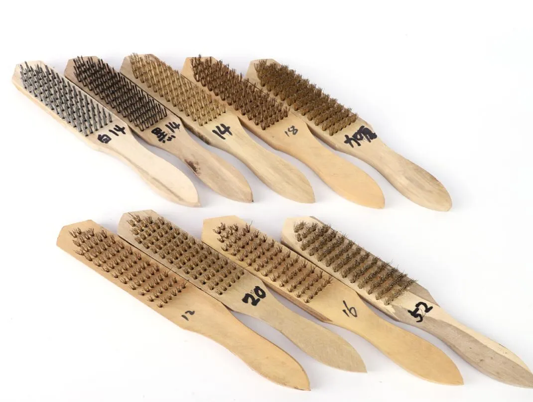 Brosses abrasives Cir E Brush Brosses Brosses en acier inoxydable Firs Straute pour éliminer la rouille diverses spécifications fabriquées en Chine9982402