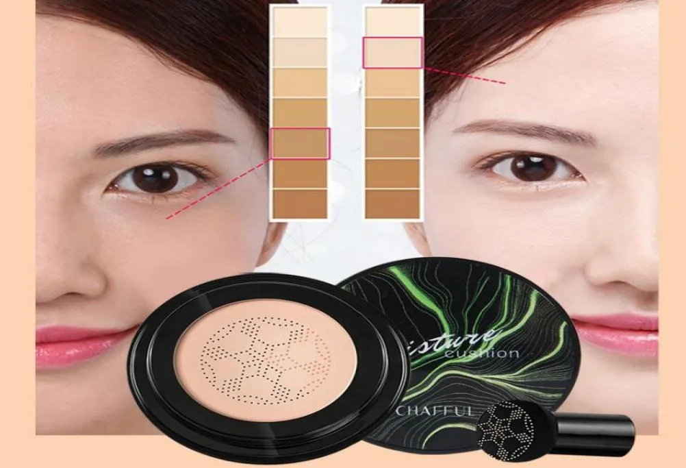 Mushroom hoofdluchtkussen BB Concealer CC Cream Foundation Permeabele Natuurlijke Brightening Makeup Creams Ship7431652