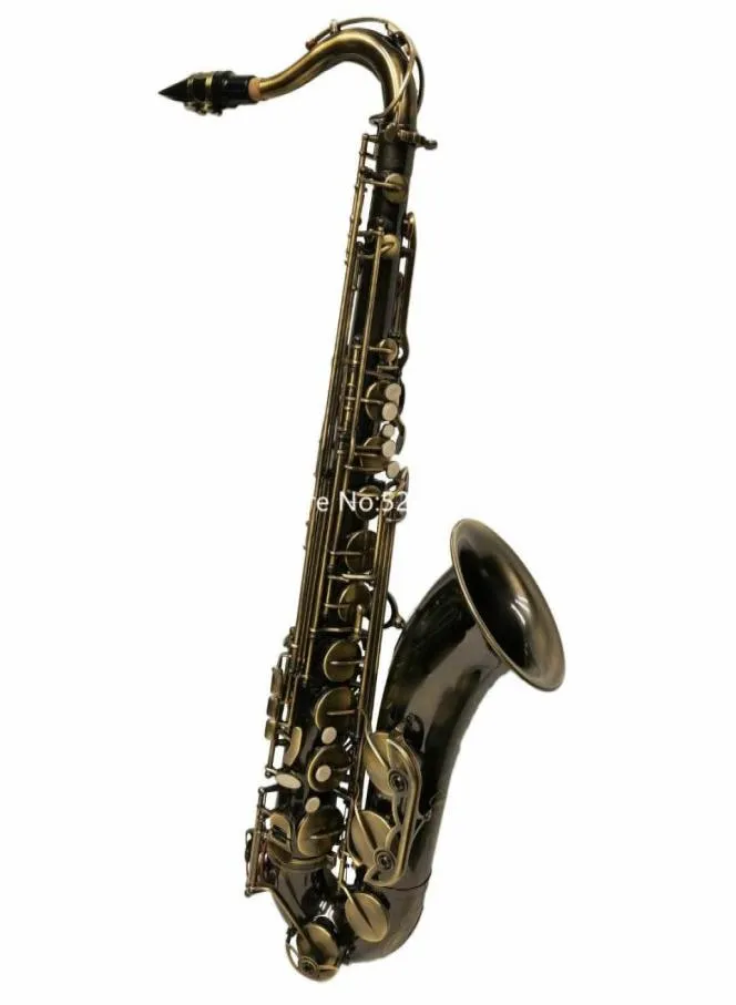 Sälj BB Tenor Saxophone Turkish Brass High F Key Professional Musical Instrument med Case Mouthpiece 4892184