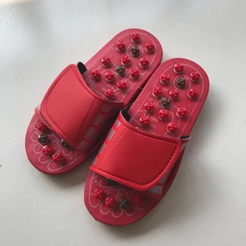 Foot Massage Slippers Acupuncture Therapy Massager Shoes For Foot Acupoint Activating Reflexology Feet Care Massageador SandalAcupoint therapy slippers