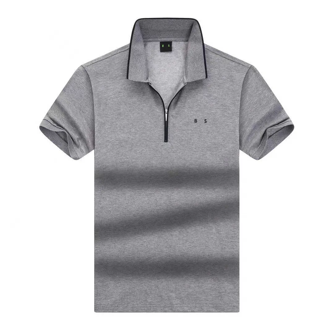 Bosss Polo Shirt Heren Polos T Shirts Designer Casual Business Golf T-Shirt Pure Cotton Short Sheeves T-Shirt USA High Street Fashion Brand Summer Top Clothing 8x5f