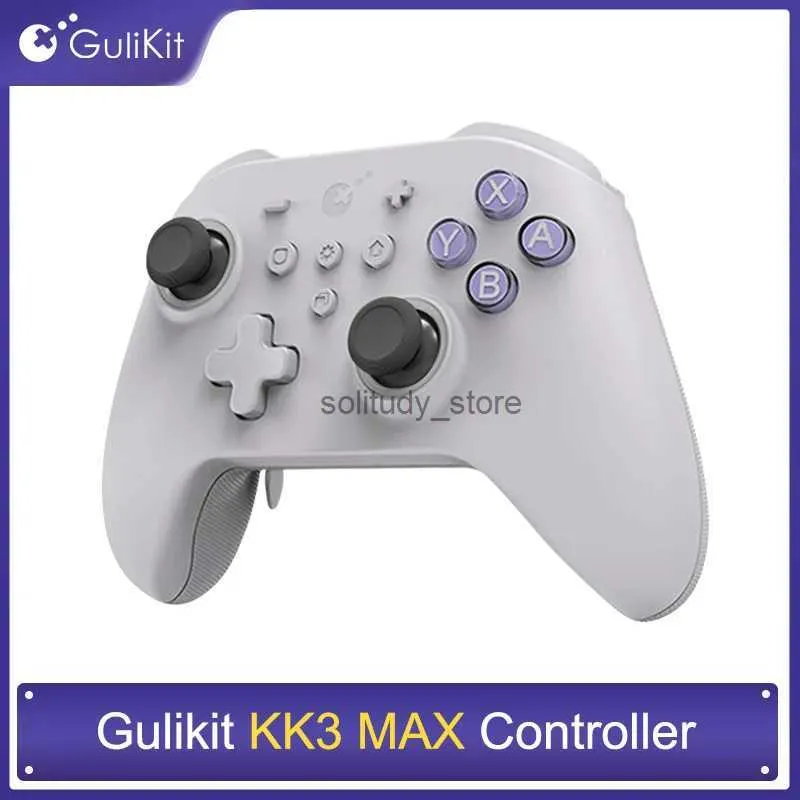 Controladores de jogo joysticks gulikit kk3 max ns39 kingkong 3 bluetooth controlador sem fio placa sem fio com hall joystick adequado para switch/android/pc/iOS q240407