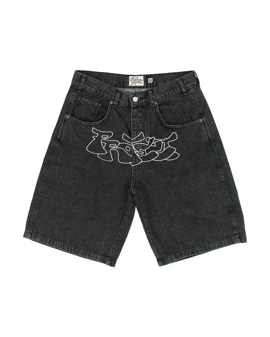 Shorts masculinos y2k shorts de hip-hop shorts de ginástica de ginástica 923 verão shin harajuku moda punk rock rock gótico masculino shortsc240402