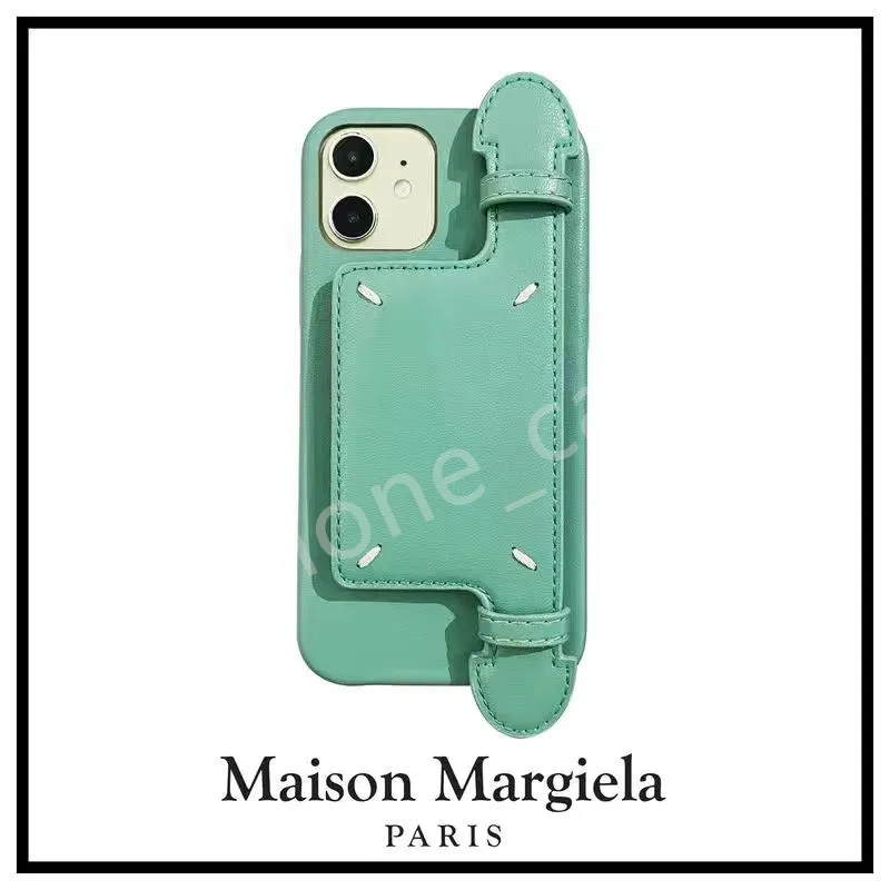MM6Margiela Casetify Lüks Apple Designer Telefon Kılıfı Tasarımcı İPhone Case 15 Pro Max 14 13 12 11 Mektup Baskı Sling Geri Kapak Çanak Çantası Kart Tutucu Cep Kart Cep Cepi