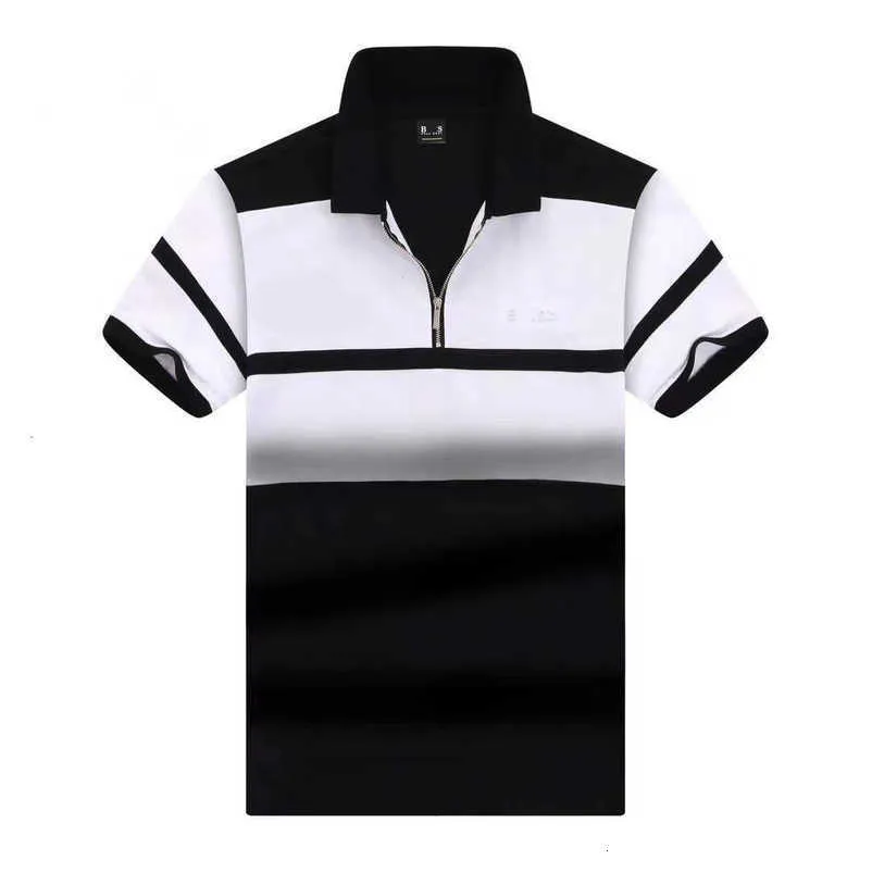 Camisa de camisa de polo Boss Polos de pólo de pólo T-shirt de golfe casual Camiseta de golfe pura Mangas curtas Camiseta 2024 Moda Marca de verão Top Roupos