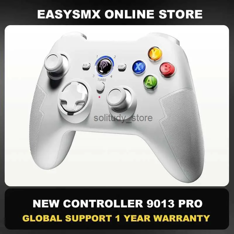 ゲームコントローラージョイスティックEasysmx 9013 Pro Wireless Game Controller BluetoothゲームボードPC IOS/Android電話テレビボックスホールトリガーQ240407用ジョイスティック