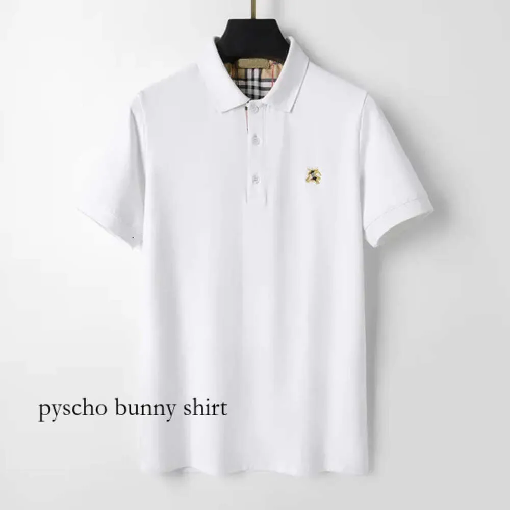 23Summer Fashion Mens Polo Shirt Rogue konijn print korte mouw hoge kwaliteit merk paar katoen casual t-shirt 4 kleuren maat m l xl xxl 3xl 120