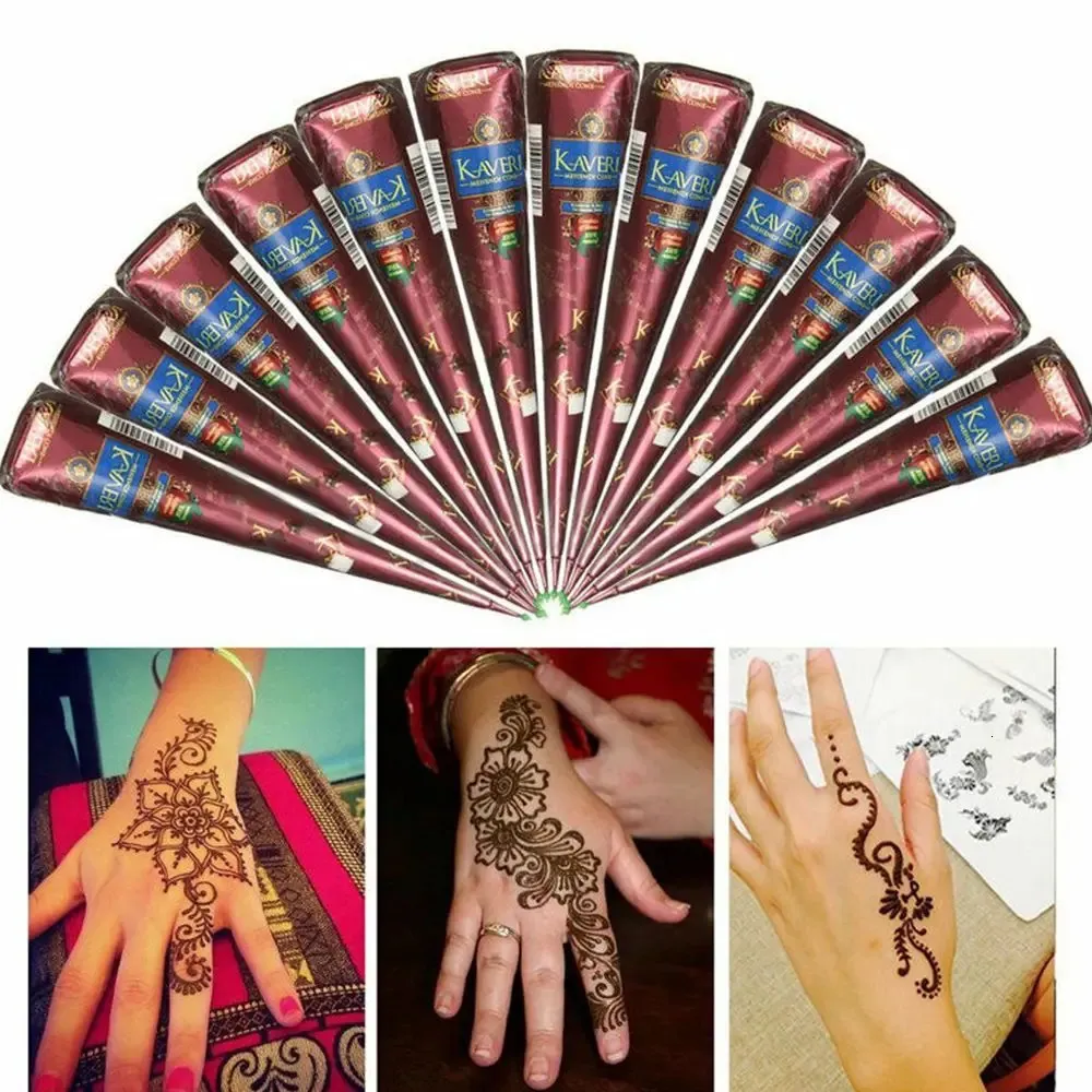 Natural Herbal Henna Cones Temporary Tattoo Body Art Paint Mehandi Ink natural-herbal-henna-cones-temporary-tattoo-body-art-paint-mehandi-ink