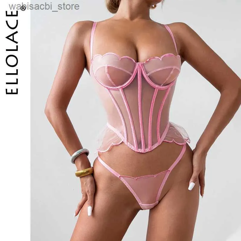 Sexy Set Ellolace Sexy heiße Dessous florale Spitze Erotische Outfits Naked Girl Sinnliche Fantasie Unterwäsche Unzensierte Valentinstag Sexy Geschenke L2447