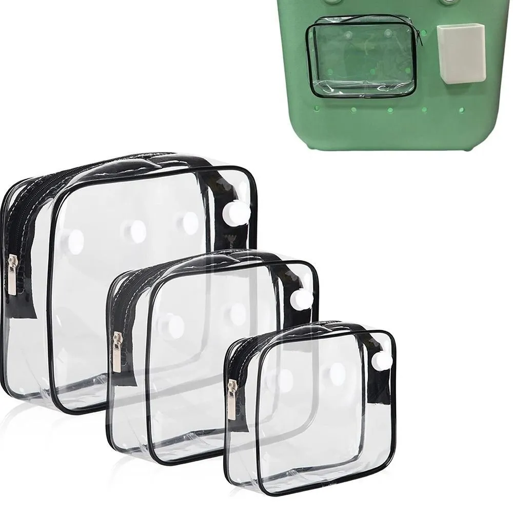 Clear Bogg Beach Tote Bag AccessoriesTravel Makeup Clean Toiletry - Main Image