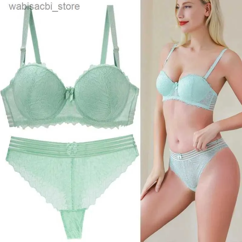Sexy Women's Lingerie Set: Uncensored Lace Floral Push Up Bra with G-string  Thong - Super Hot Underwear Clothing L2447 from Dhgate Sexy Set