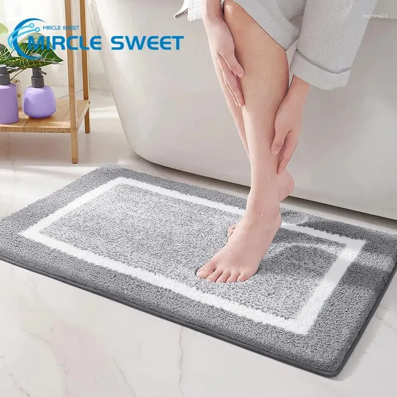 Dywany 2024 Mata dywanika łazienkowa Ultra miękka i woda chłonna w łazience wystrój domu do salonu sypialnia prysznic Pet przydatny