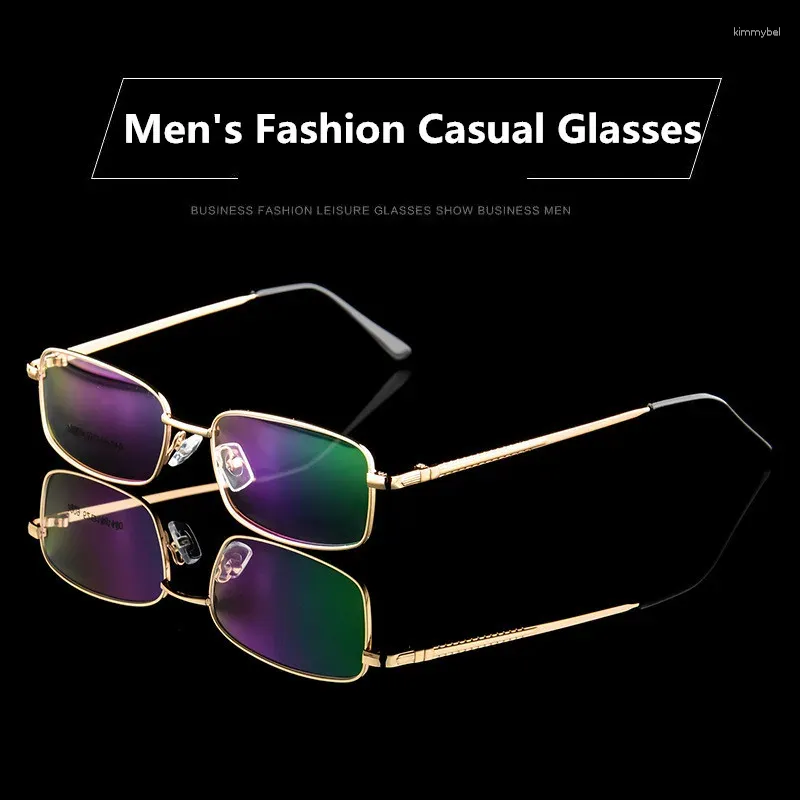 Strama da sole cornici in lega di titanio mezzo telaio occhiali unisex ultra leggero occhiali miopia ottici di occhiali da donna occhiali femminili