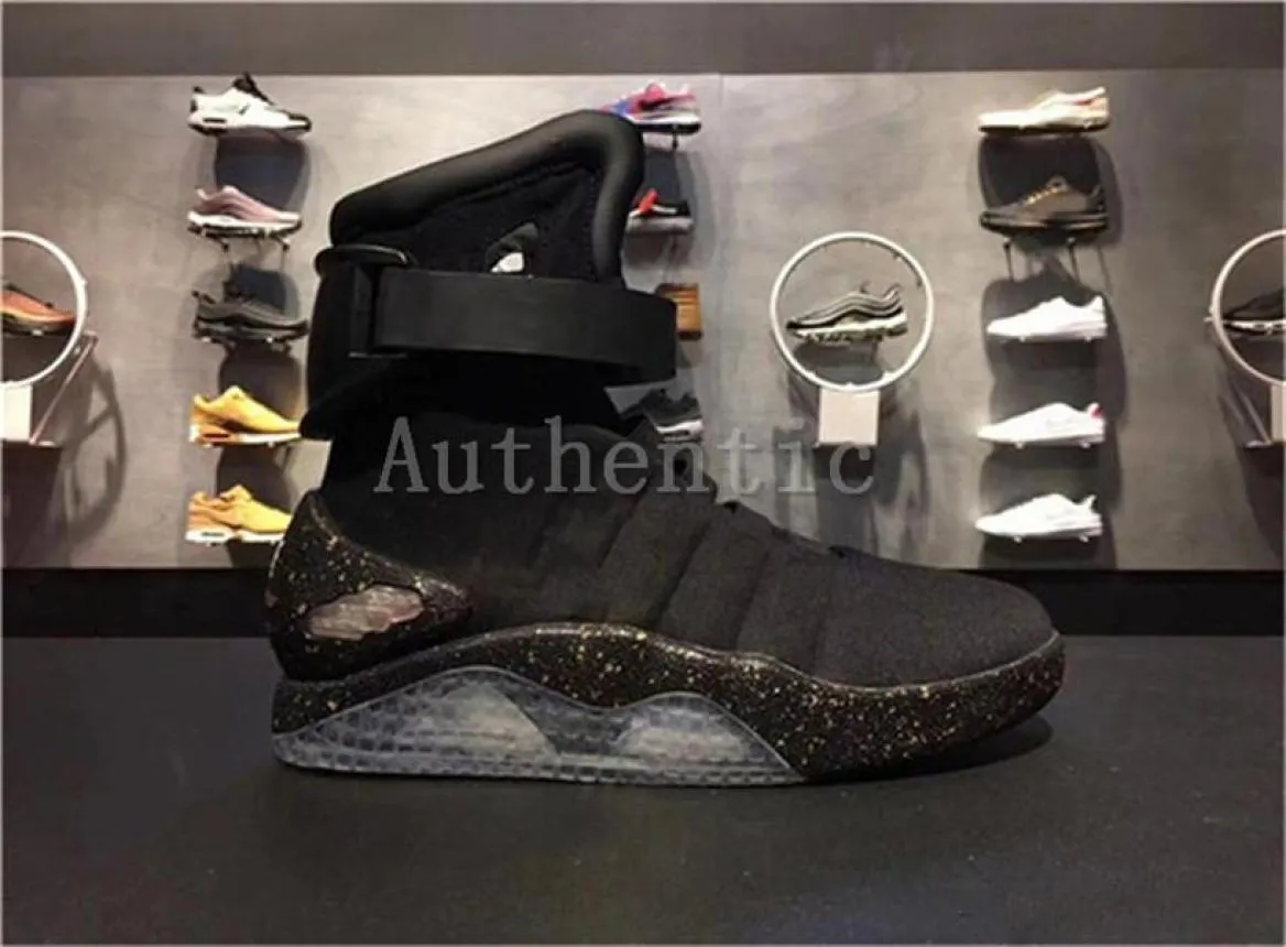 2020 Top Quality Air Mag Back To The Future Soldier Boots Shoes Limited Edition Led Luminous Men Shoes 2020 Fashion Led Shoes With9996155