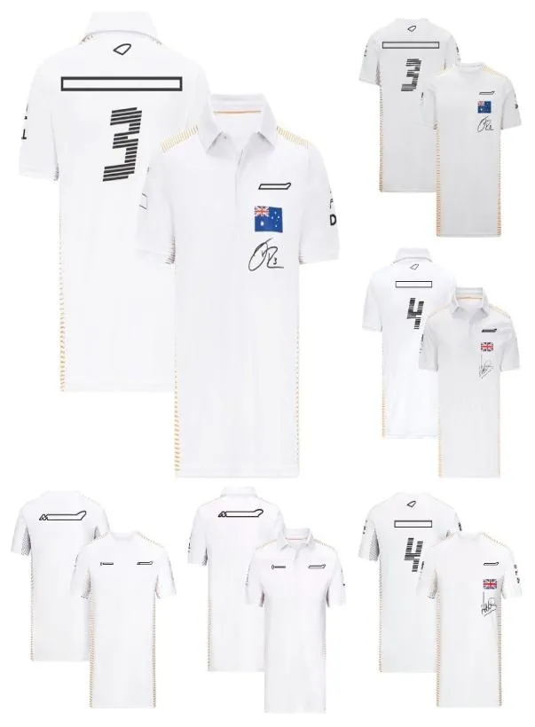 Summer F1 Polo Shirts Tshirt Casual Formula 1 Driver Tshirts Same Style Racing Fans Dry Tops Dry Abbigliamento Onniformi Custom3390993