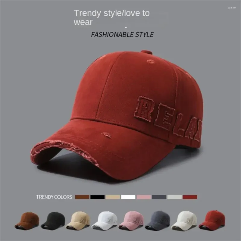 Ball Caps Letter Broidered Baseball Cap Retro Patchwork Dôme Big Circonfert Papated Hat