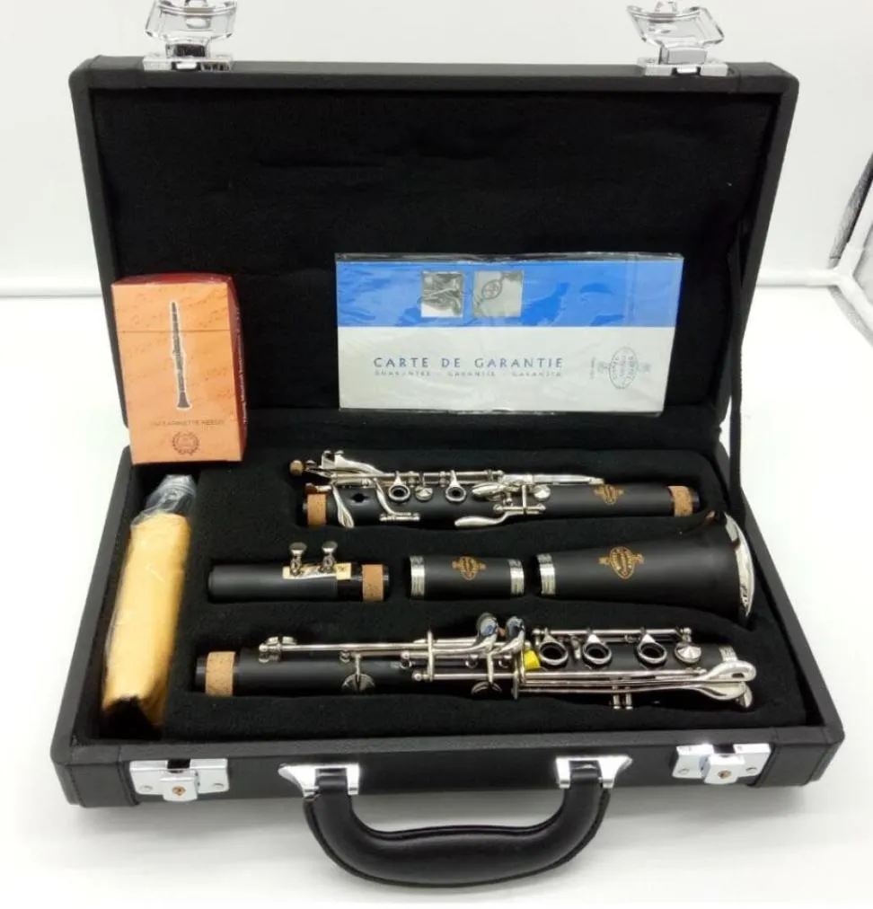 Buffet Crampon Blackwood klarnet E13 Model BB klarnety Bakelite 17 Klucze instrumenty muzyczne z ustami Reeds4748966