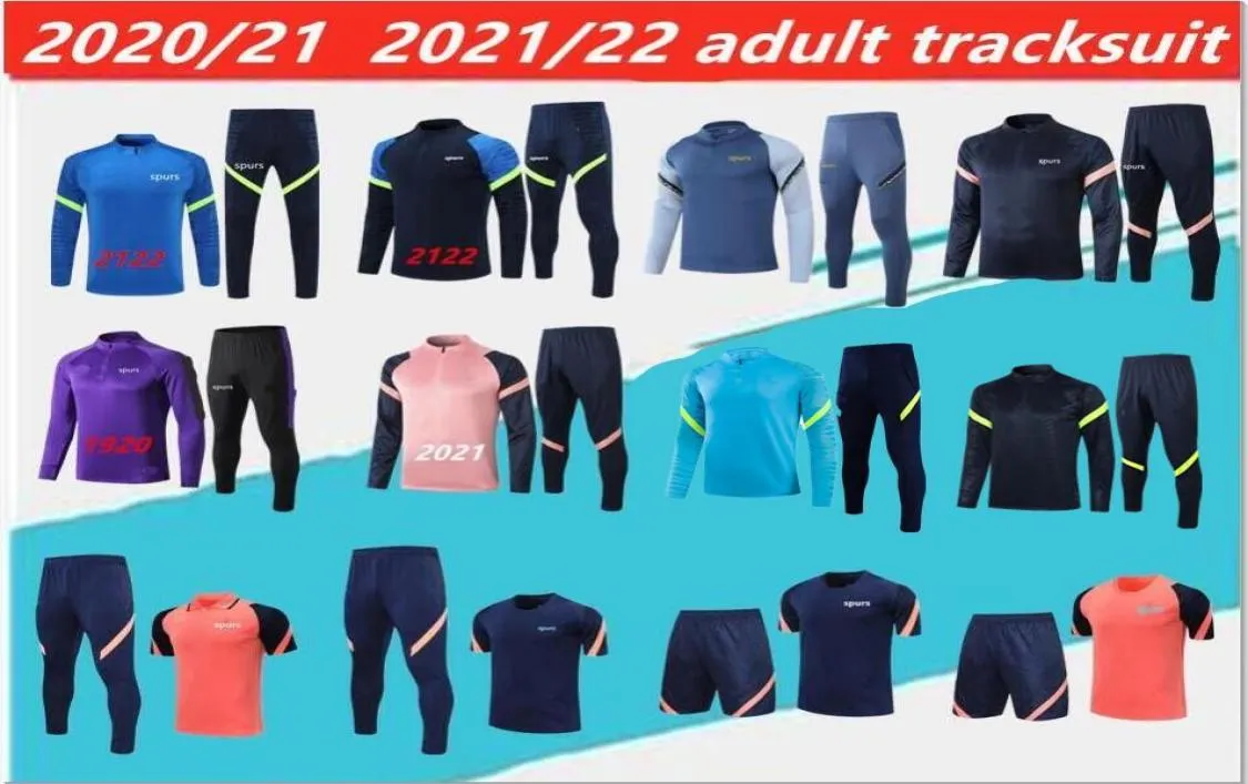 20212022 Spurs Adult Tracksuit Del Chandal 1920 2021 CelSo Ndombele Polo Vestes de football Jogging Jogging2869160