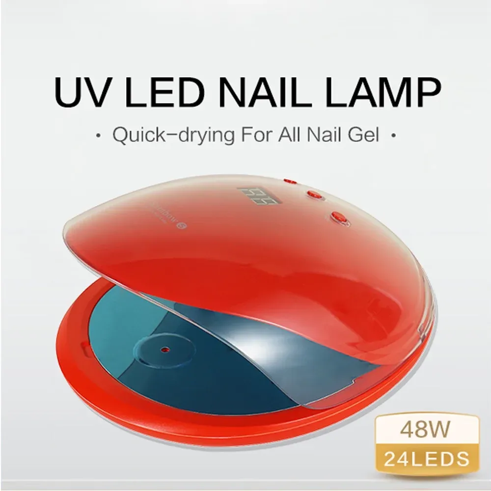 Kit High Power UV LED -nagelorkare Hine Portable Home Use Professional Lamp för snabb torr gel nagellack Autosensor LCD Display