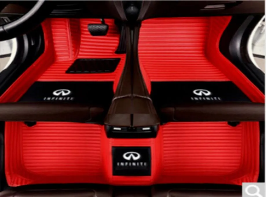 Lämplig för Infiniti 20032021 FX35 G37 M35 QX30 QX50CAR Golvmatta AllWeather Waterproof och Nonslip Car Mats Are Nontoxic och1515898