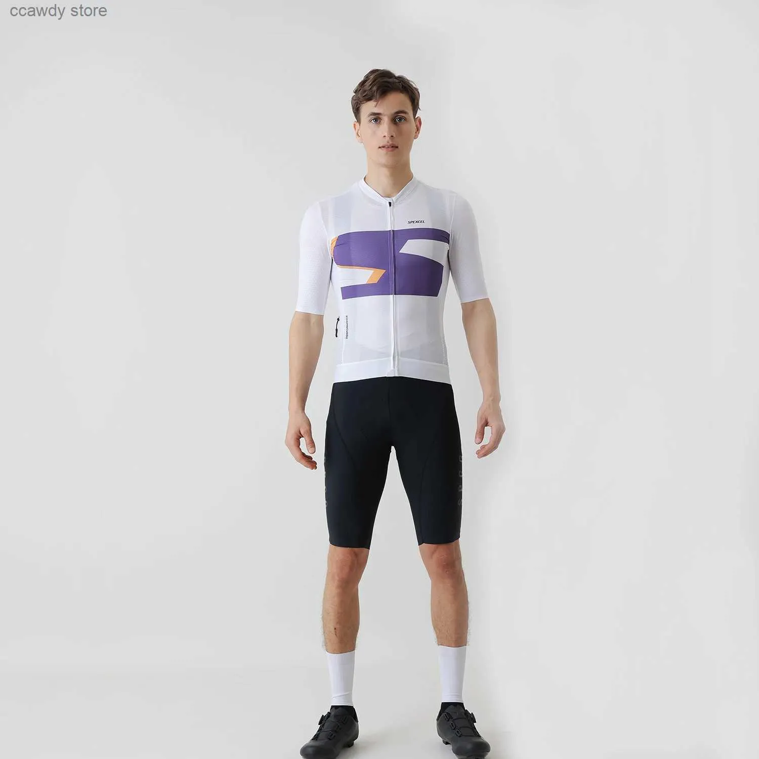 남자 티셔츠 2024 New Pro Short Seve Seve Cycling Jerseys Race 이탈리아 가벼운 패브릭 및 Breathab 직물 UPF 50+ H240407